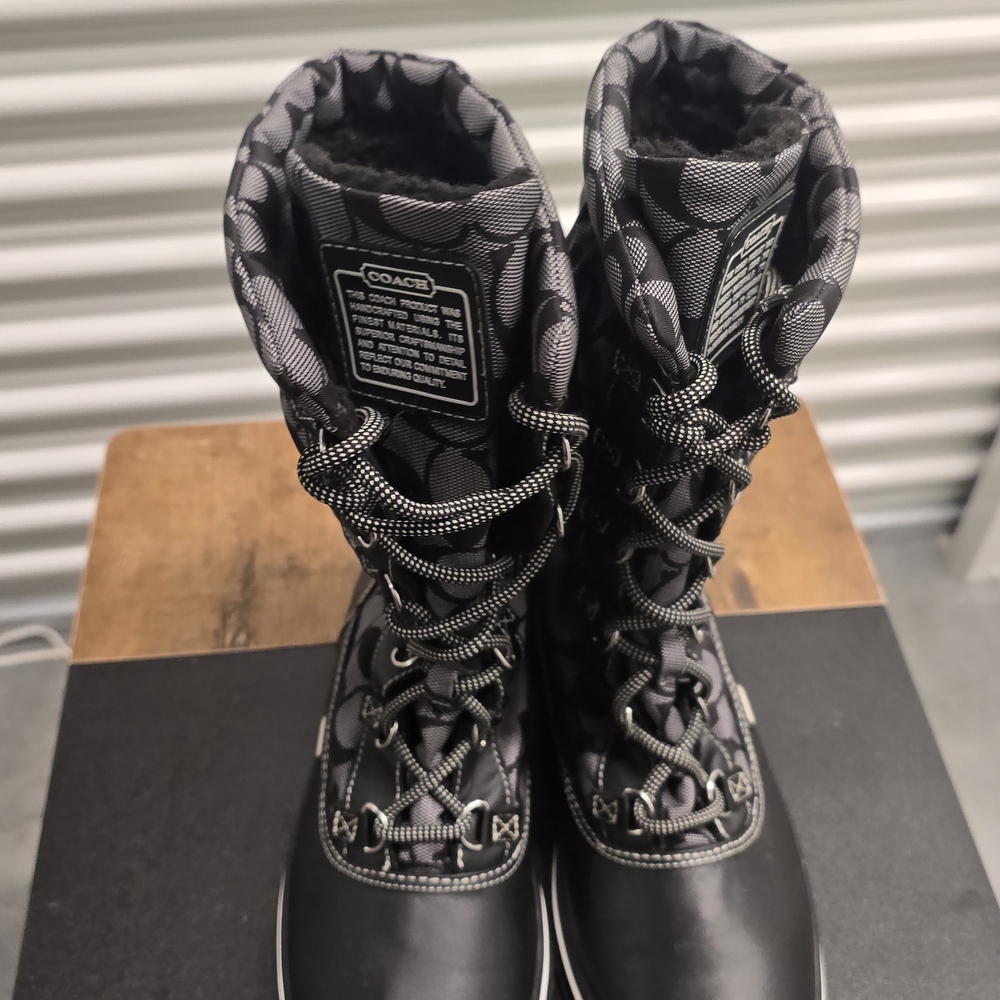 Coach Black Winter & Rain Boots